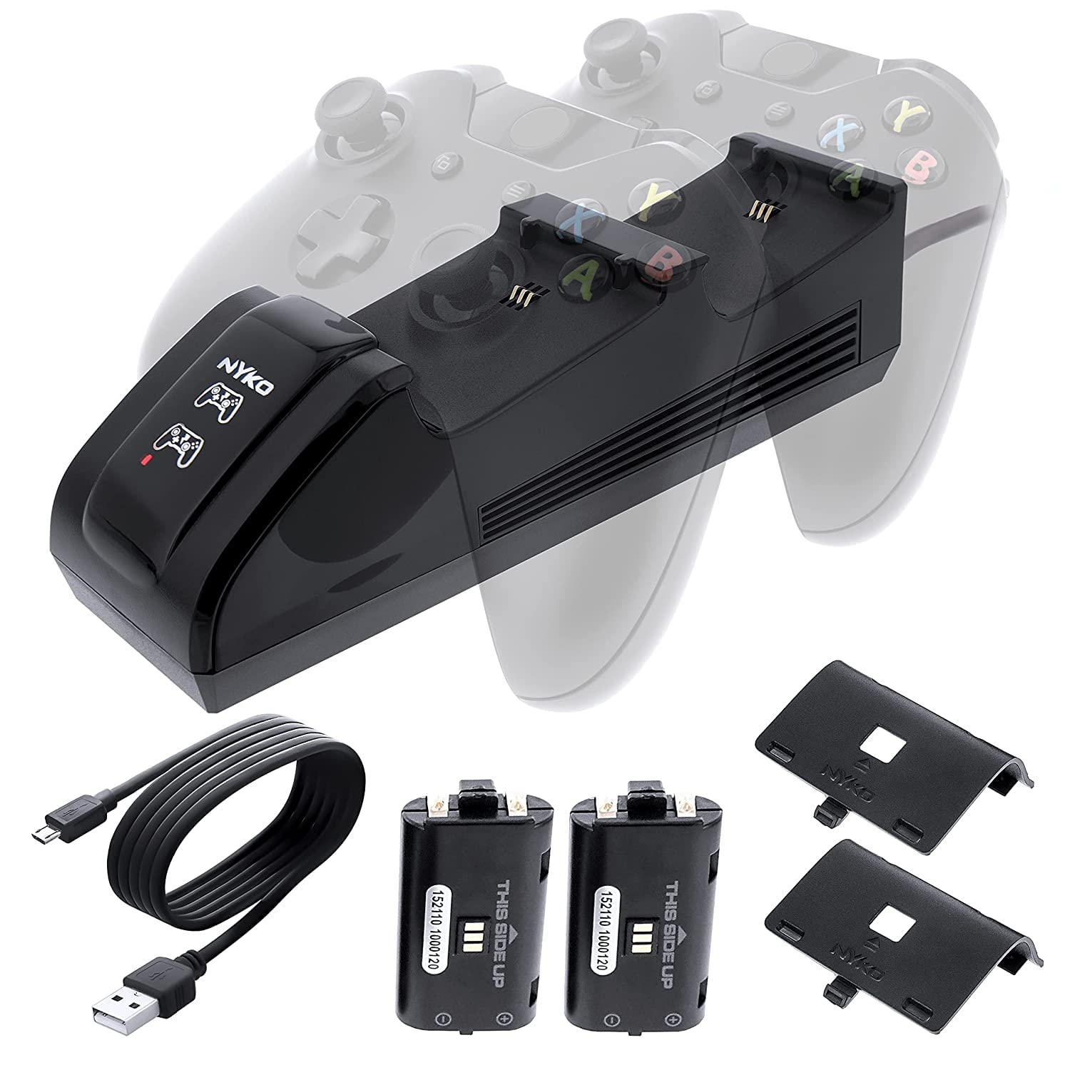 その他 NYKO CHARGE BLOCK DUO XboxONE 2zzhgl6 Amazon.com: Nyko Technologies 86131 Xbox One Charge Block